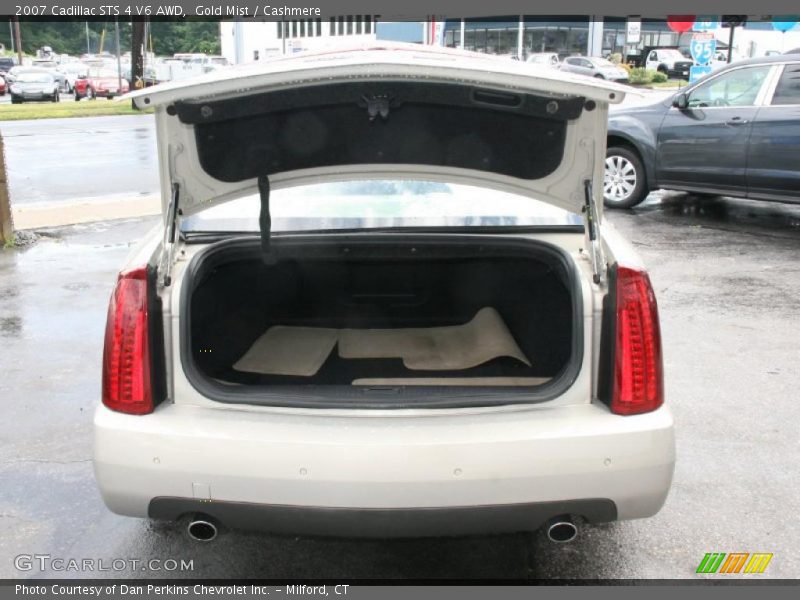 Gold Mist / Cashmere 2007 Cadillac STS 4 V6 AWD