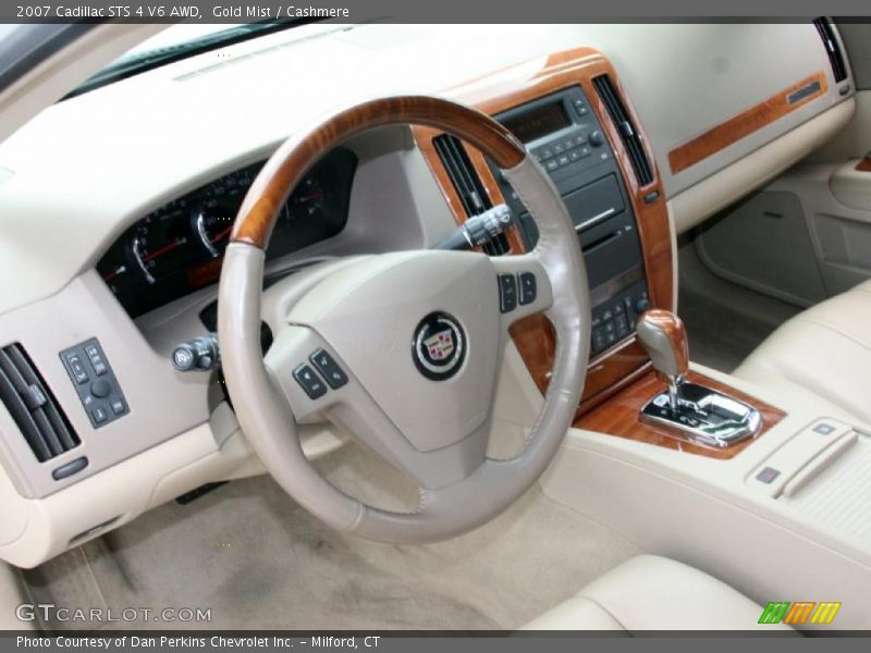 Gold Mist / Cashmere 2007 Cadillac STS 4 V6 AWD
