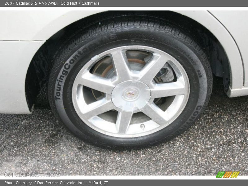 Gold Mist / Cashmere 2007 Cadillac STS 4 V6 AWD
