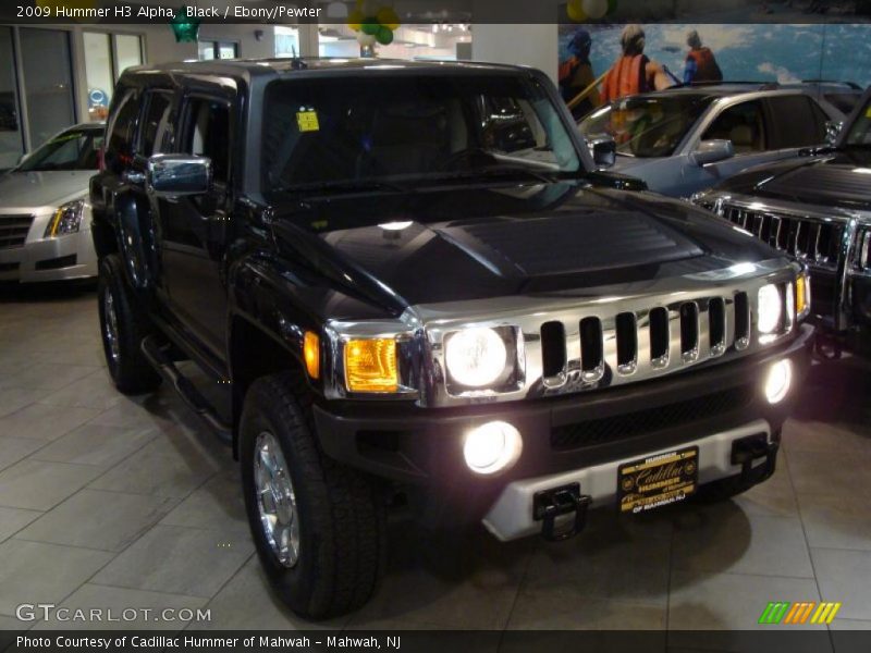 Black / Ebony/Pewter 2009 Hummer H3 Alpha