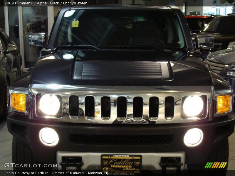 Black / Ebony/Pewter 2009 Hummer H3 Alpha
