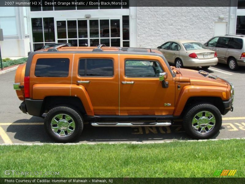 Desert Orange Metallic / Ebony Black/Morocco 2007 Hummer H3 X