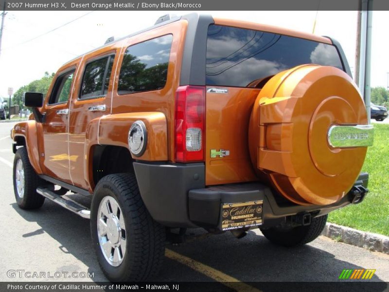 Desert Orange Metallic / Ebony Black/Morocco 2007 Hummer H3 X