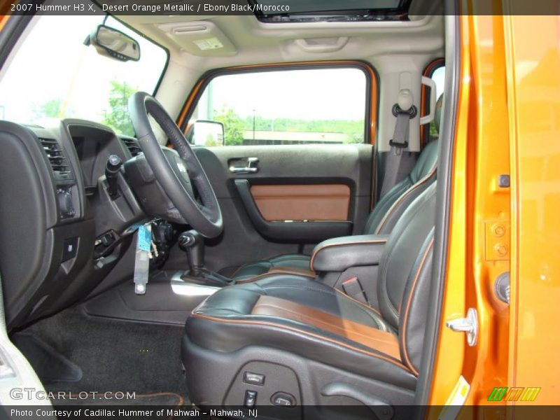 Desert Orange Metallic / Ebony Black/Morocco 2007 Hummer H3 X