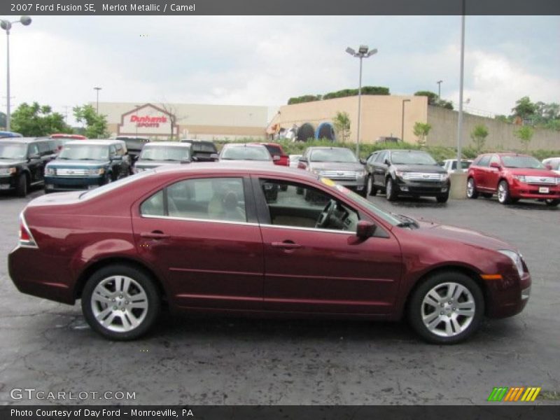 Merlot Metallic / Camel 2007 Ford Fusion SE