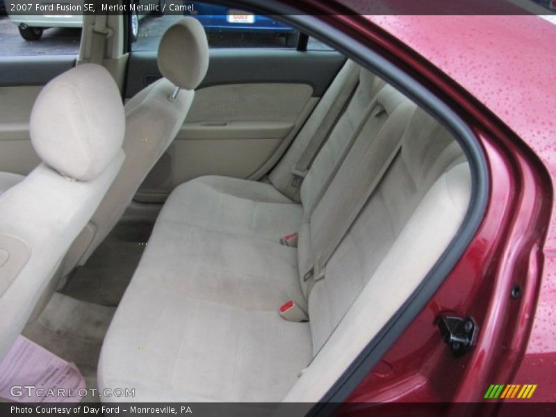 Merlot Metallic / Camel 2007 Ford Fusion SE