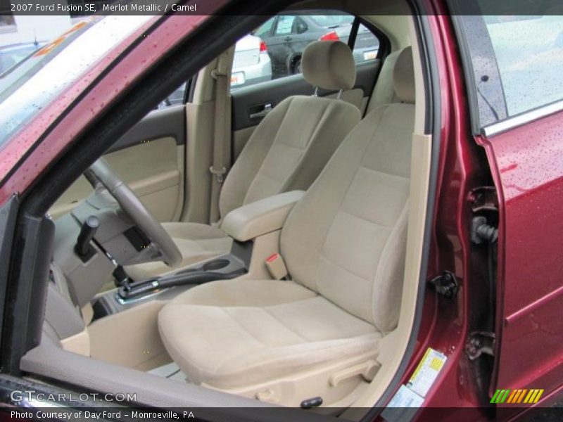 Merlot Metallic / Camel 2007 Ford Fusion SE