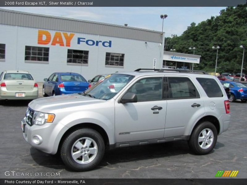Silver Metallic / Charcoal 2008 Ford Escape XLT