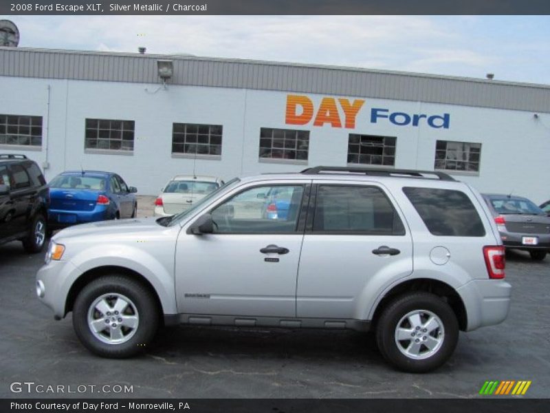 Silver Metallic / Charcoal 2008 Ford Escape XLT