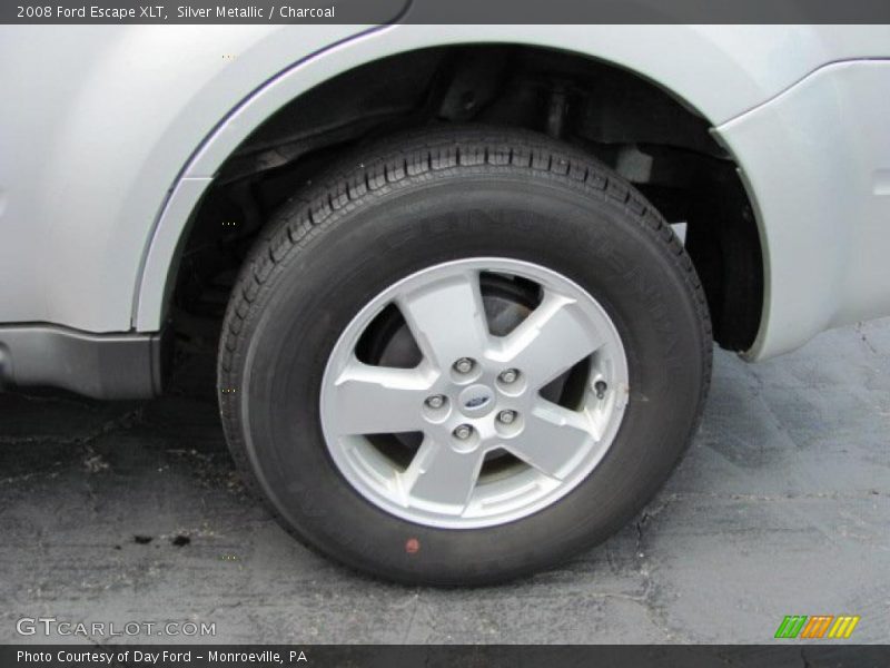 Silver Metallic / Charcoal 2008 Ford Escape XLT
