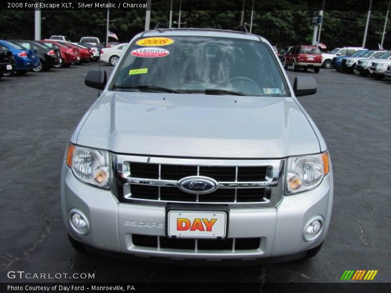 Silver Metallic / Charcoal 2008 Ford Escape XLT