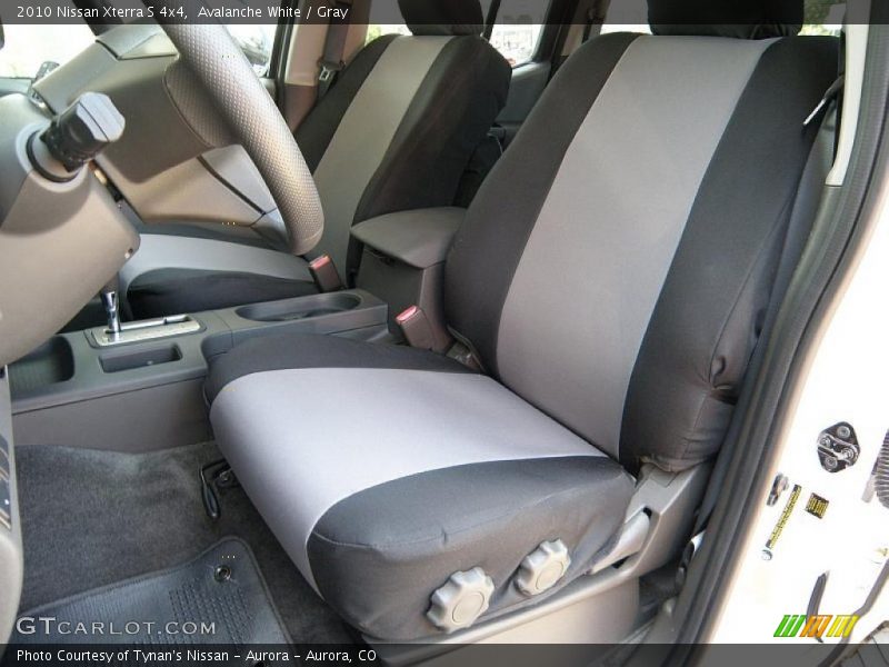 Avalanche White / Gray 2010 Nissan Xterra S 4x4