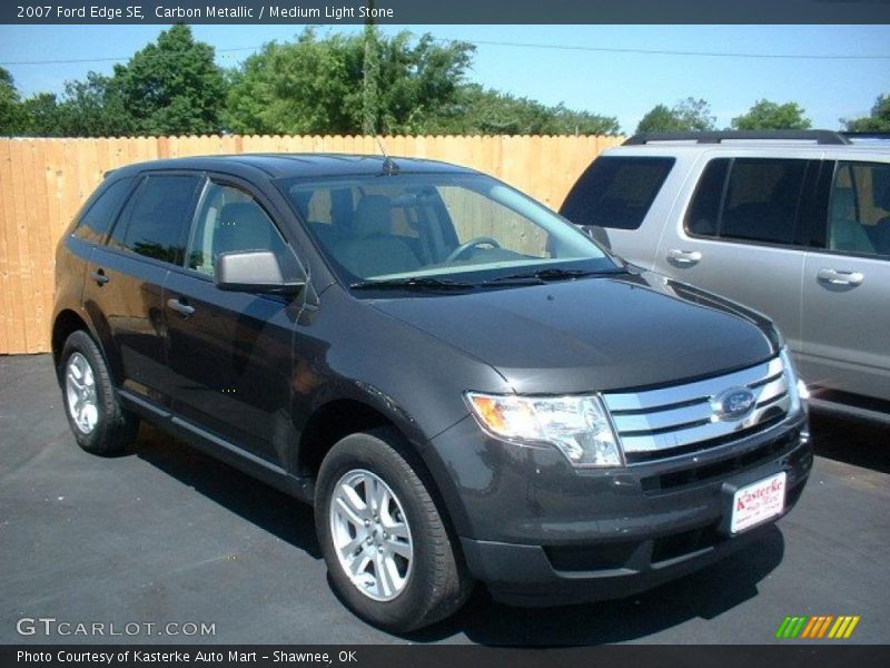 Carbon Metallic / Medium Light Stone 2007 Ford Edge SE