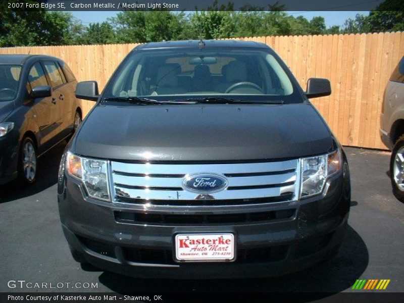 Carbon Metallic / Medium Light Stone 2007 Ford Edge SE
