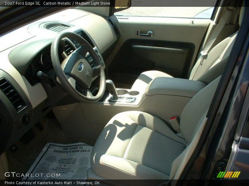 Carbon Metallic / Medium Light Stone 2007 Ford Edge SE