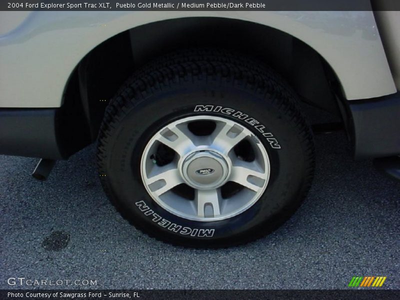 Pueblo Gold Metallic / Medium Pebble/Dark Pebble 2004 Ford Explorer Sport Trac XLT