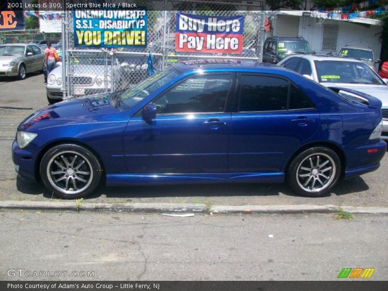 Spectra Blue Mica / Black 2001 Lexus IS 300