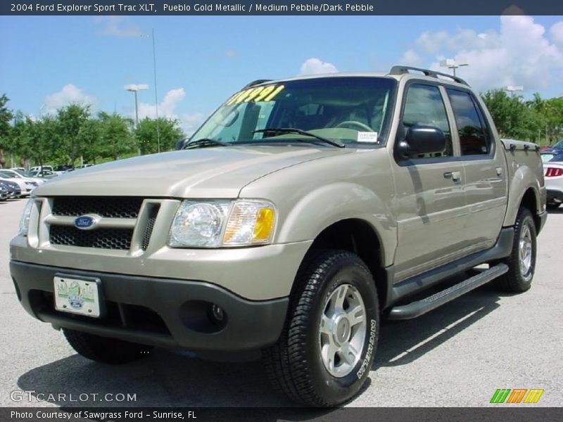 Pueblo Gold Metallic / Medium Pebble/Dark Pebble 2004 Ford Explorer Sport Trac XLT