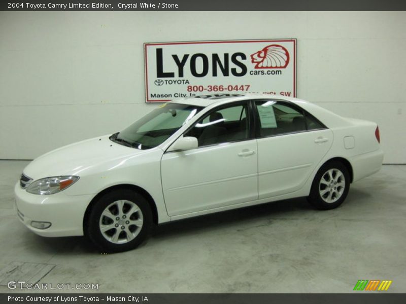 Crystal White / Stone 2004 Toyota Camry Limited Edition