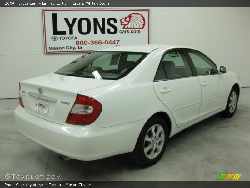 Crystal White / Stone 2004 Toyota Camry Limited Edition