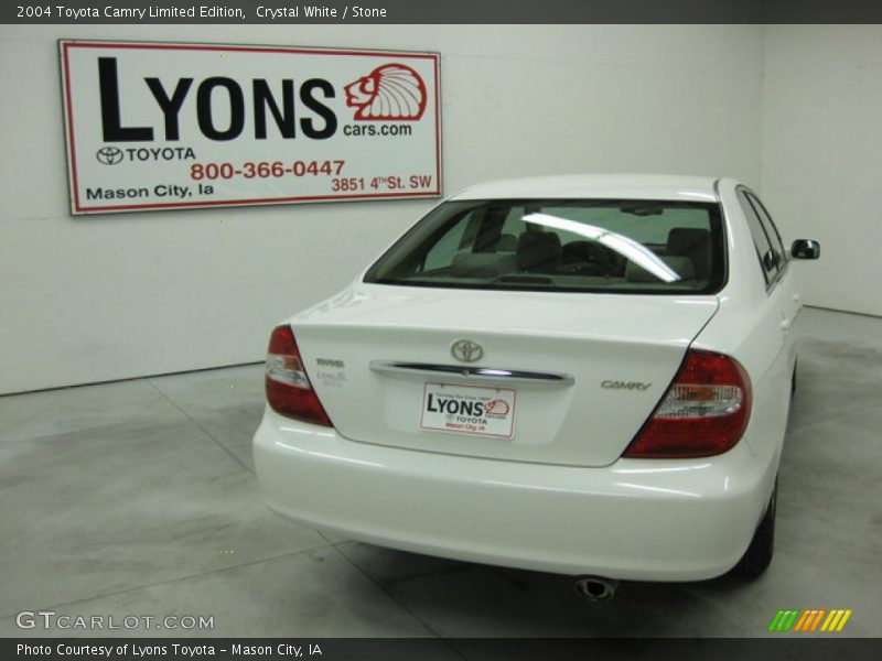 Crystal White / Stone 2004 Toyota Camry Limited Edition