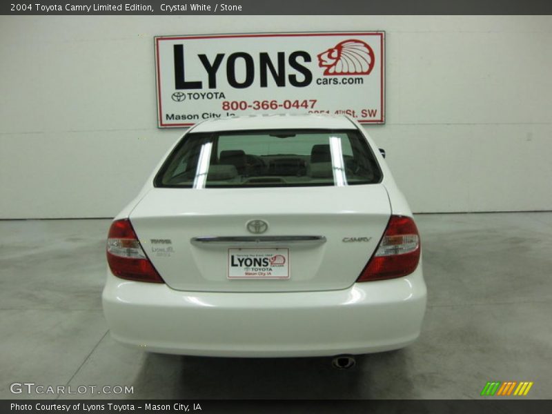 Crystal White / Stone 2004 Toyota Camry Limited Edition