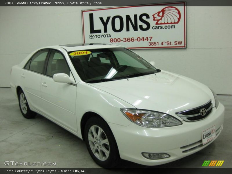 Crystal White / Stone 2004 Toyota Camry Limited Edition