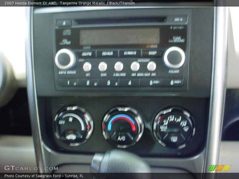 Tangerine Orange Metallic / Black/Titanium 2007 Honda Element EX AWD