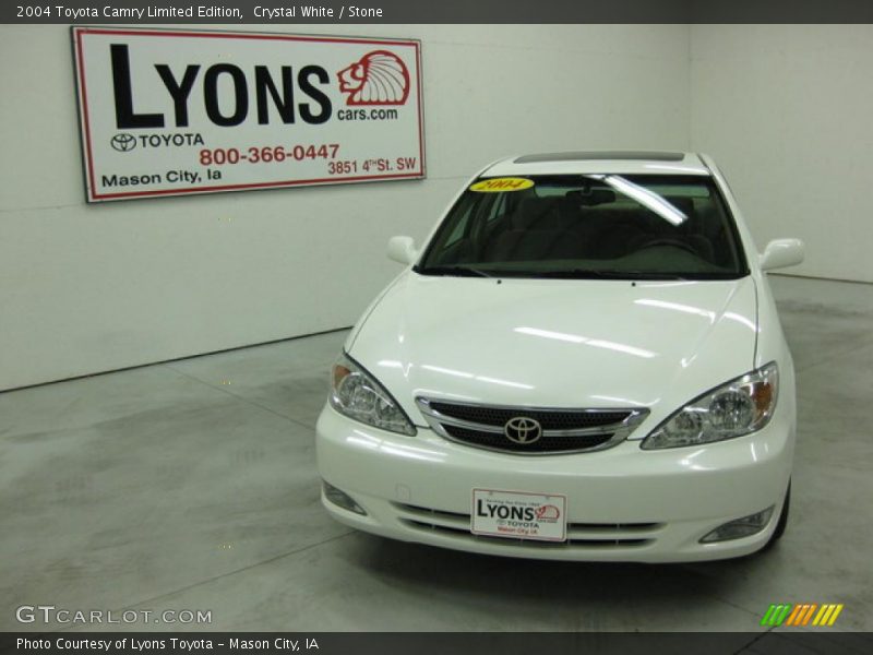 Crystal White / Stone 2004 Toyota Camry Limited Edition