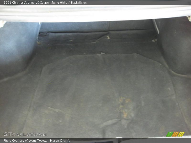 Stone White / Black/Beige 2001 Chrysler Sebring LX Coupe