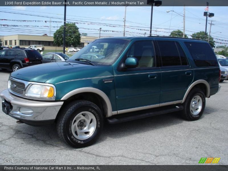 Pacific Green Metallic / Medium Prairie Tan 1998 Ford Expedition Eddie Bauer 4x4