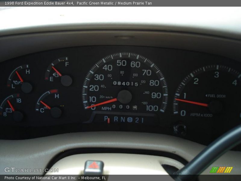 Pacific Green Metallic / Medium Prairie Tan 1998 Ford Expedition Eddie Bauer 4x4