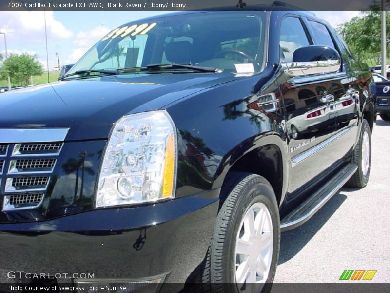 Black Raven / Ebony/Ebony 2007 Cadillac Escalade EXT AWD