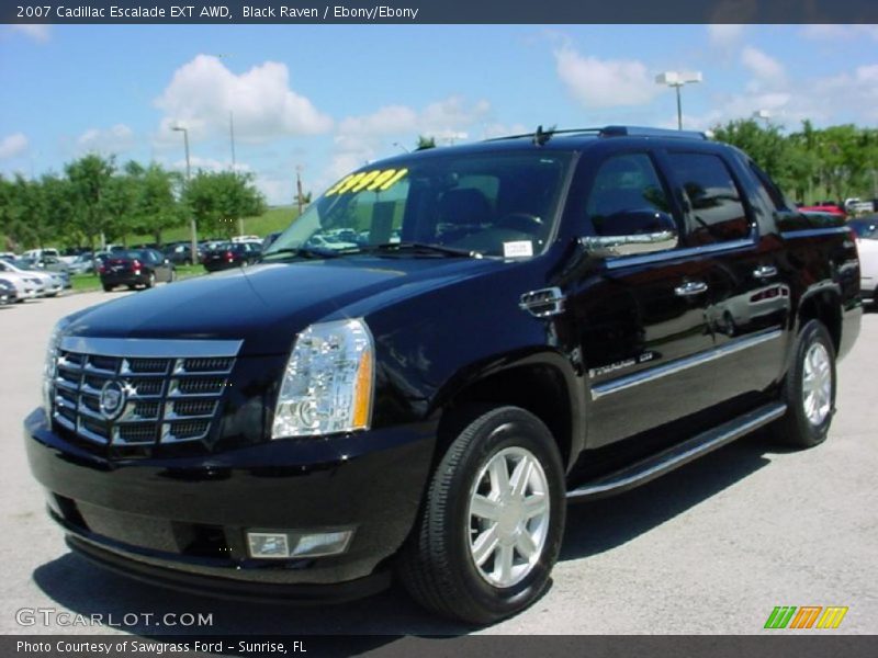 Black Raven / Ebony/Ebony 2007 Cadillac Escalade EXT AWD