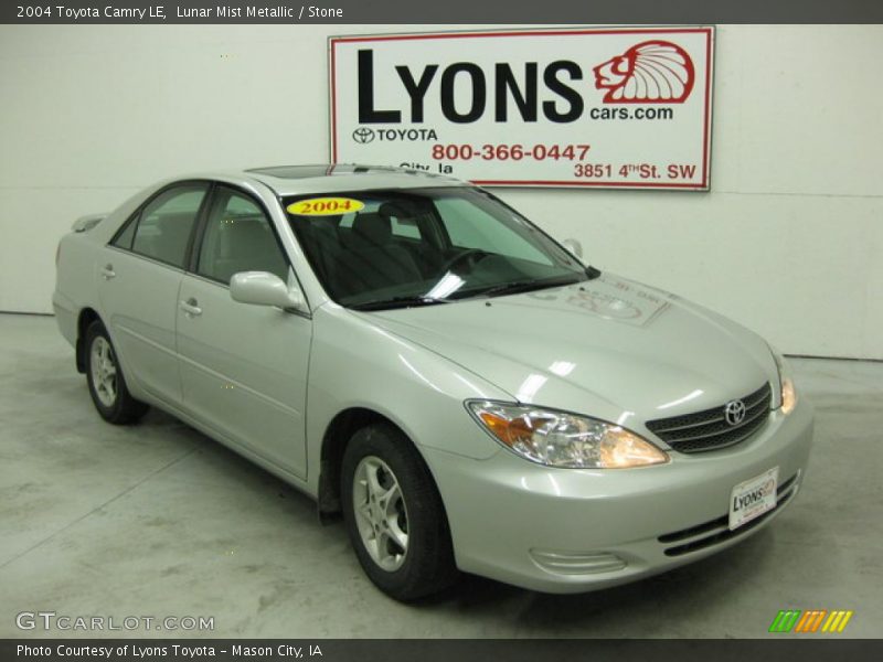 Lunar Mist Metallic / Stone 2004 Toyota Camry LE