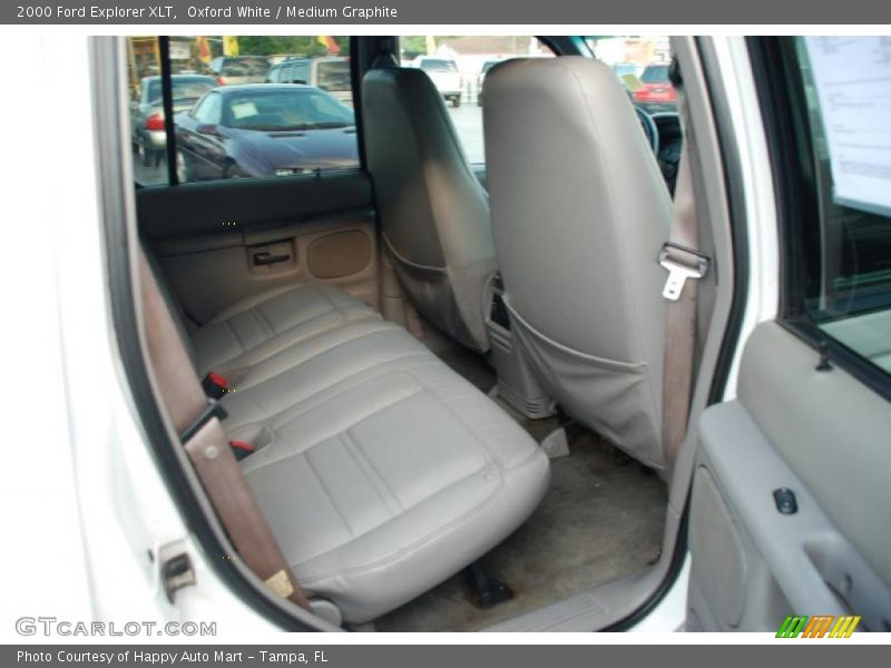 Oxford White / Medium Graphite 2000 Ford Explorer XLT