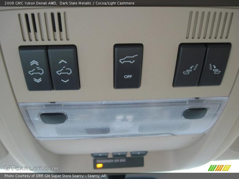Dark Slate Metallic / Cocoa/Light Cashmere 2008 GMC Yukon Denali AWD