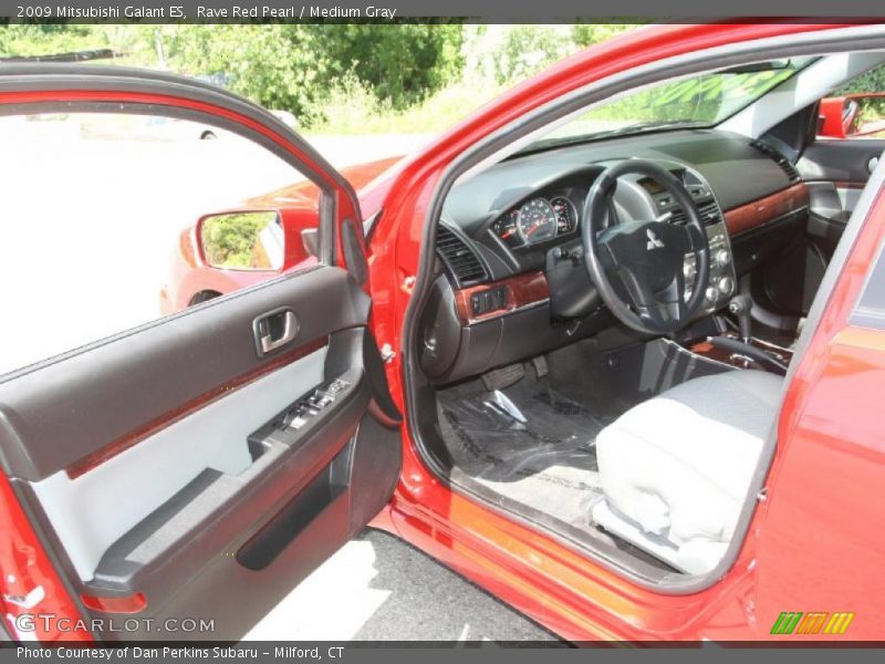 Rave Red Pearl / Medium Gray 2009 Mitsubishi Galant ES