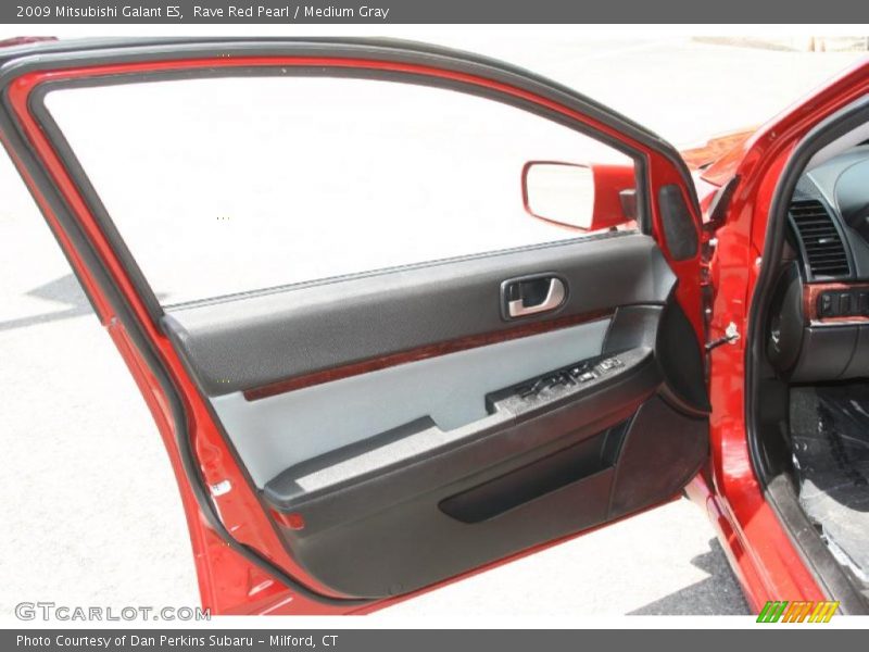 Rave Red Pearl / Medium Gray 2009 Mitsubishi Galant ES