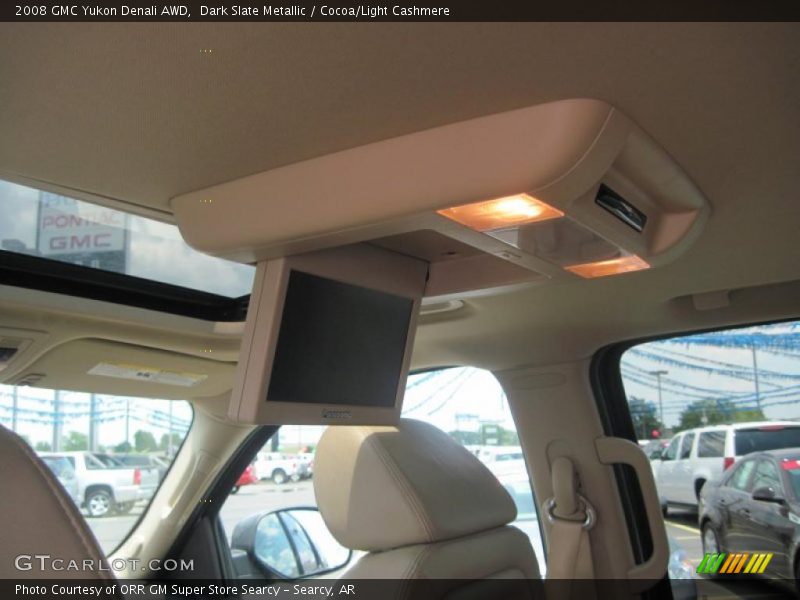 Dark Slate Metallic / Cocoa/Light Cashmere 2008 GMC Yukon Denali AWD
