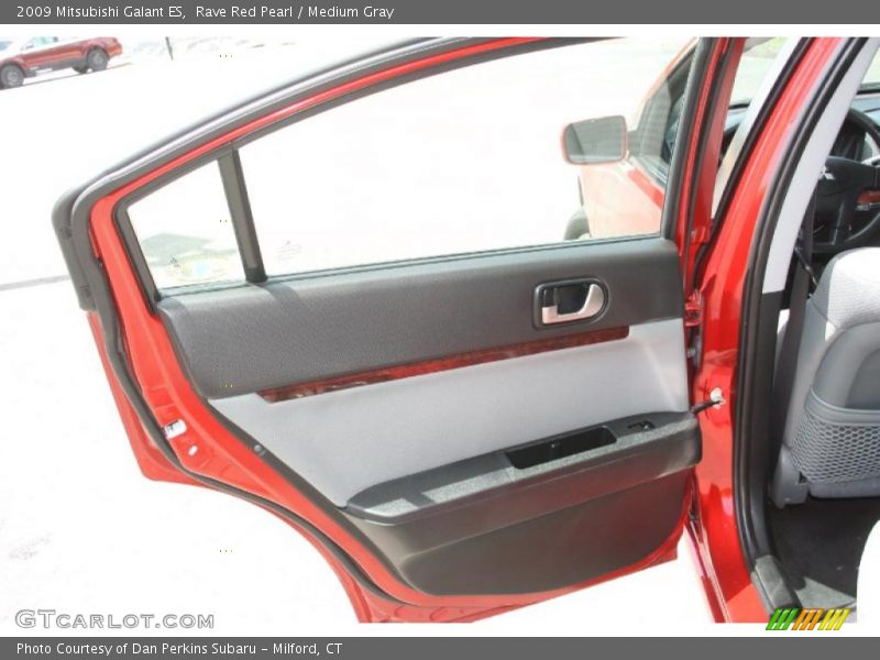 Rave Red Pearl / Medium Gray 2009 Mitsubishi Galant ES
