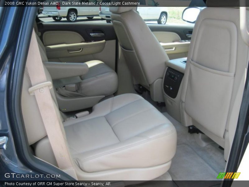Dark Slate Metallic / Cocoa/Light Cashmere 2008 GMC Yukon Denali AWD