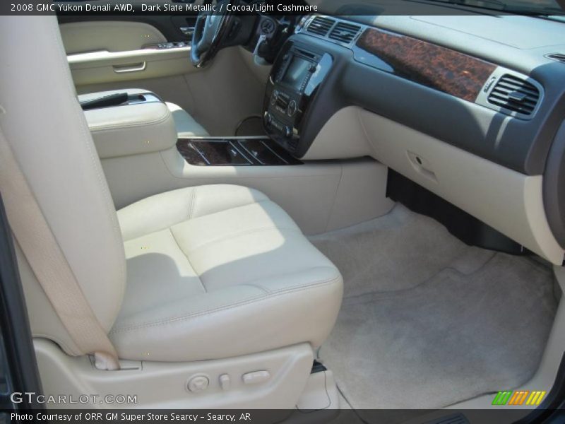 Dark Slate Metallic / Cocoa/Light Cashmere 2008 GMC Yukon Denali AWD