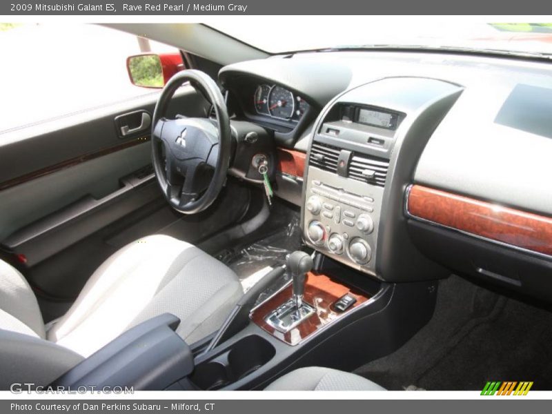 Rave Red Pearl / Medium Gray 2009 Mitsubishi Galant ES