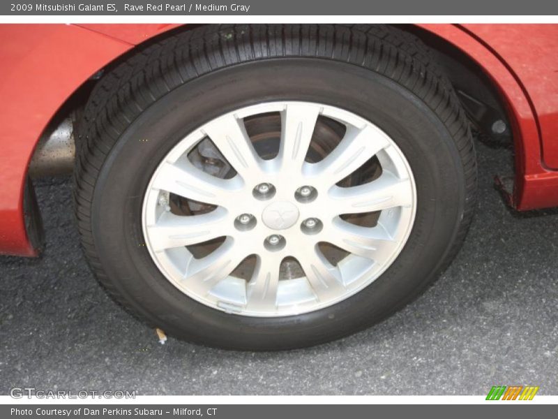 Rave Red Pearl / Medium Gray 2009 Mitsubishi Galant ES