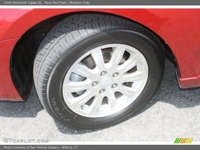 Rave Red Pearl / Medium Gray 2009 Mitsubishi Galant ES