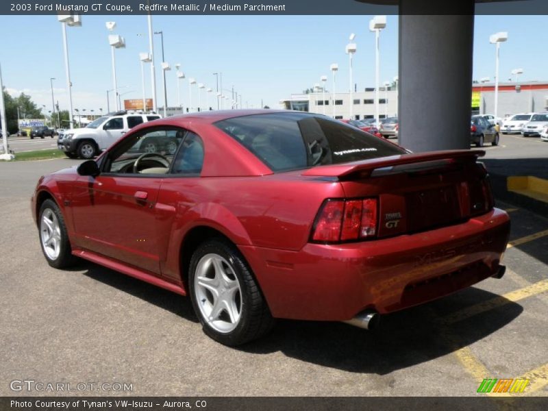 Redfire Metallic / Medium Parchment 2003 Ford Mustang GT Coupe