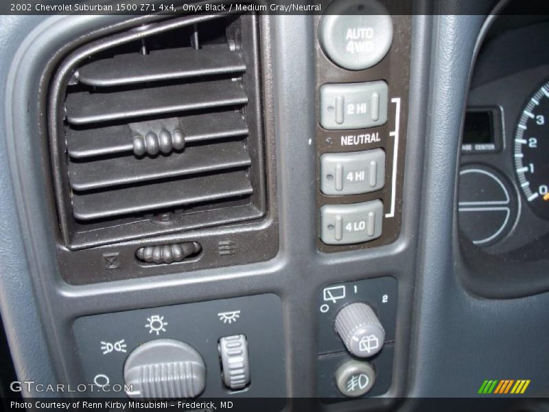 Onyx Black / Medium Gray/Neutral 2002 Chevrolet Suburban 1500 Z71 4x4