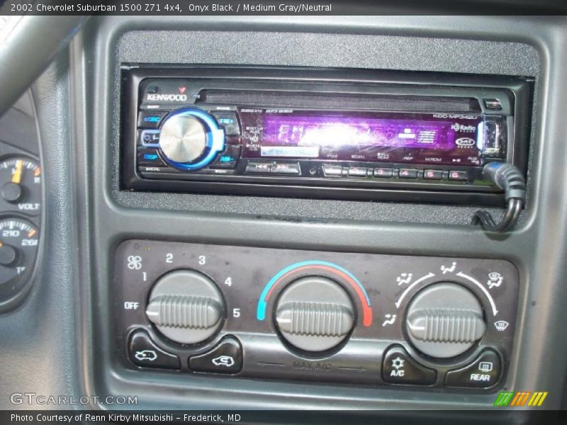 Onyx Black / Medium Gray/Neutral 2002 Chevrolet Suburban 1500 Z71 4x4