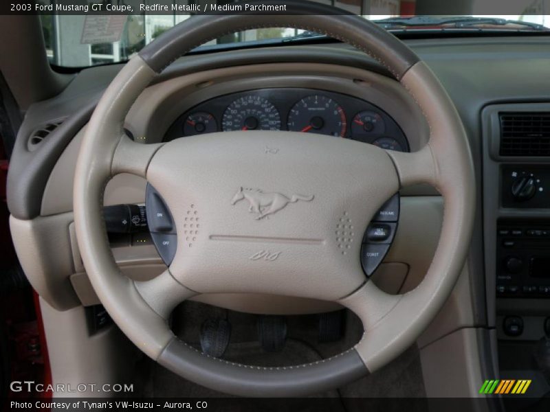 Redfire Metallic / Medium Parchment 2003 Ford Mustang GT Coupe